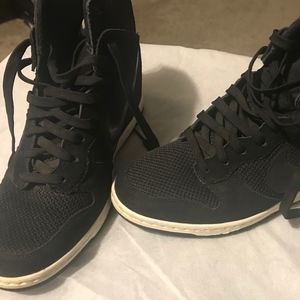 Nike Dunk Sky Hi Essential Black Women Size 9